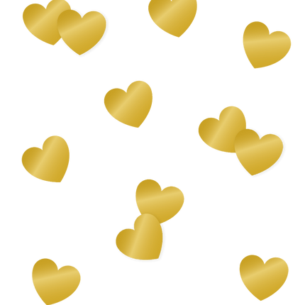 Hartjes Tafelconfetti Goud 14gr van Paper Dreams koop je bij Partywinkel