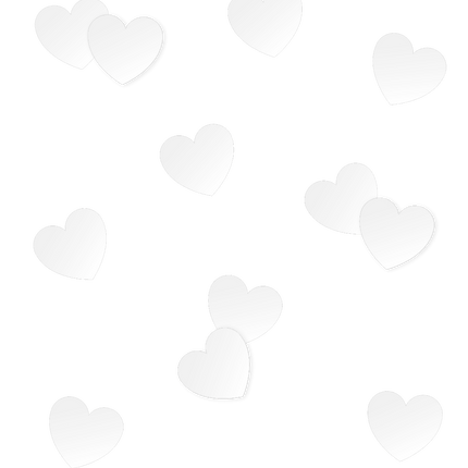 Hartjes Tafelconfetti Wit 14gr van Paper Dreams koop je bij Partywinkel
