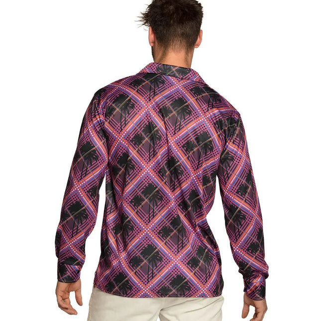 Hawaii Blouse Heren Palmboom van Boland koop je bij Partywinkel