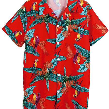 Hawaii Blouse Papegaaien van Fiestas Guirca koop je bij Partywinkel