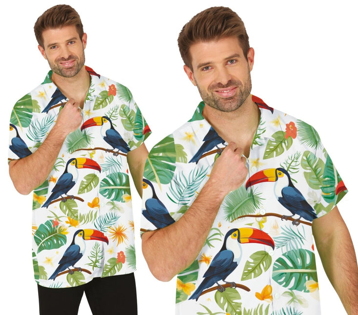 Hawaii Blouse Toucan - Partywinkel - 8434077185483