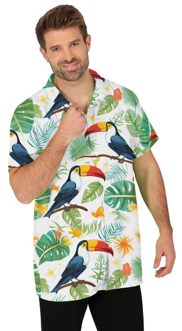 Hawaii Blouse Toucan - Partywinkel - 8434077185483