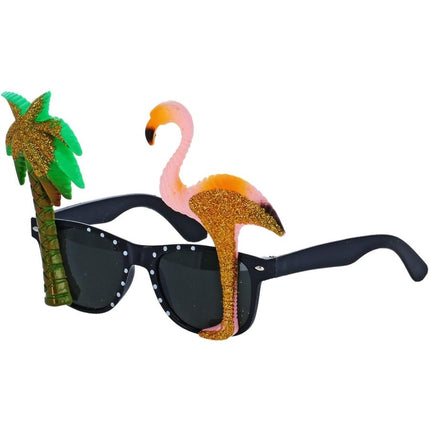 Hawaii Bril Flamingo van Smiffys koop je bij Partywinkel