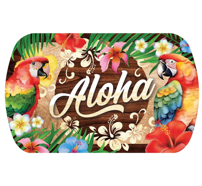 Hawaii Dienblad Aloha 39cm - Partywinkel - 8434077311806