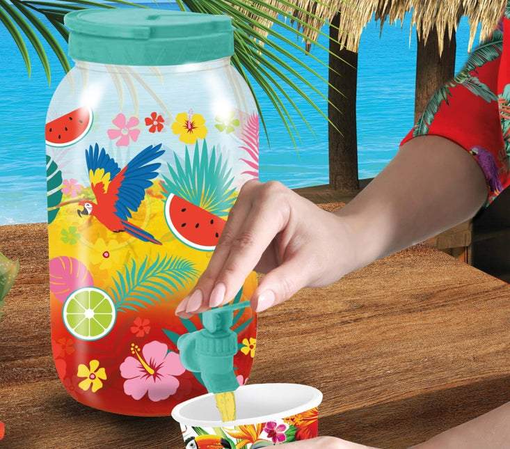 Hawaii Drankdispenser 4L - Partywinkel - 8434077181980