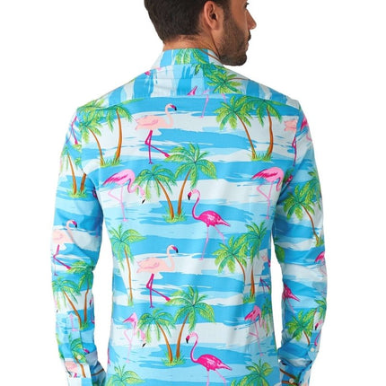 Hawaii Flamingo Overhemd Heren OppoSuits van OppoSuits koop je bij Partywinkel