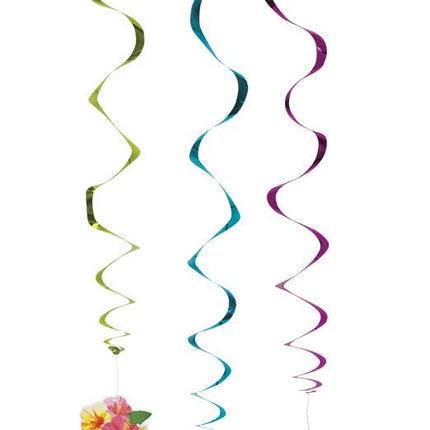 Hawaii Hangdecoratie 60cm 3st van Boland koop je bij Partywinkel