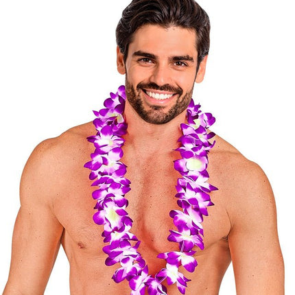 Hawaii Krans Paars van Widmann koop je bij Partywinkel