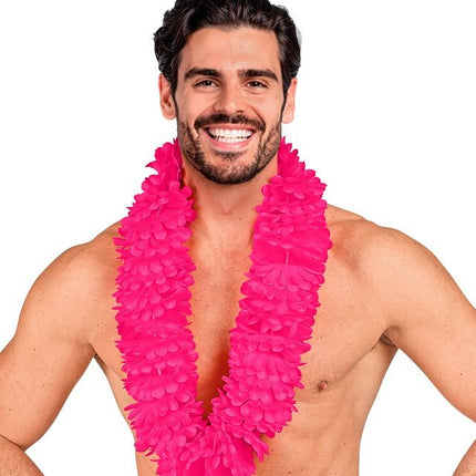 Hawaii Krans Roze van Widmann koop je bij Partywinkel