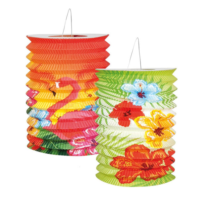 Hawaii Lampionnen 16cm 2st - Partywinkel - 8712026525086