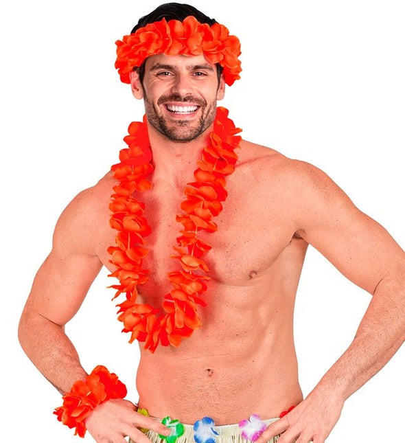 Hawaii Set Rood van Widmann koop je bij Partywinkel