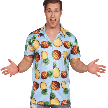 Hawaii Shirt Ananassen van Fiestas Guirca koop je bij Partywinkel