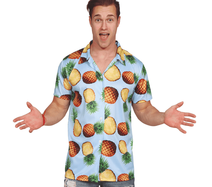Hawaii Shirt Ananassen van Fiestas Guirca koop je bij Partywinkel