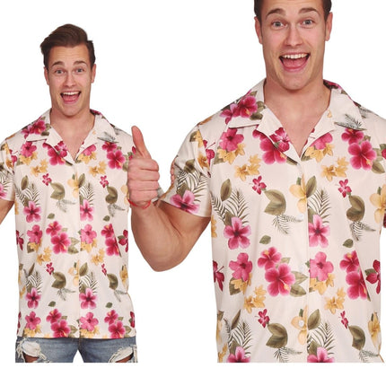 Hawaii Shirt Bloemen van Fiestas Guirca koop je bij Partywinkel