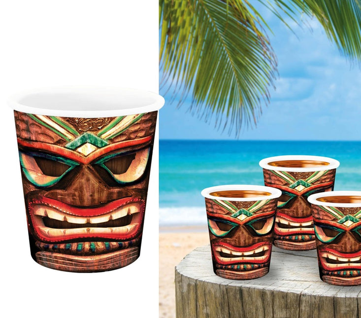 Hawaii Shotglaasjes 6cm 3st - Partywinkel - 8434077311738