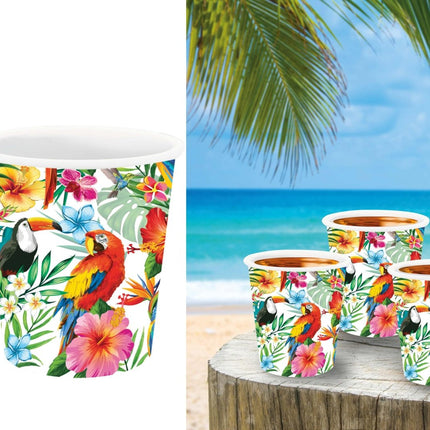 Hawaii Shotglaasjes Exotic 6cm 3st - Partywinkel - 8434077311721