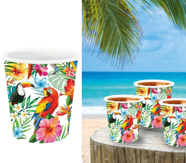 Hawaii Shotglaasjes Exotic 6cm 3st - Partywinkel - 8434077311721