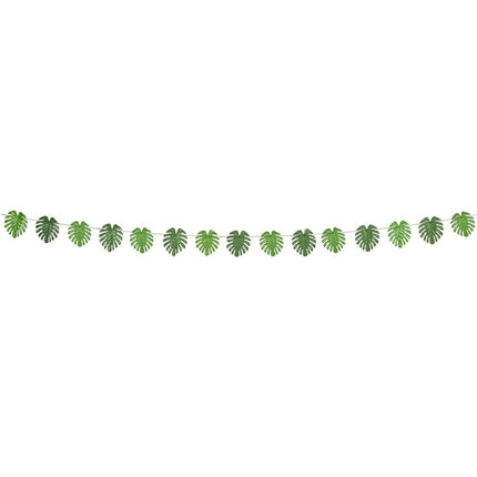 Hawaii Slinger Groen Palmbladeren 4m - Partywinkel - 8712026524348