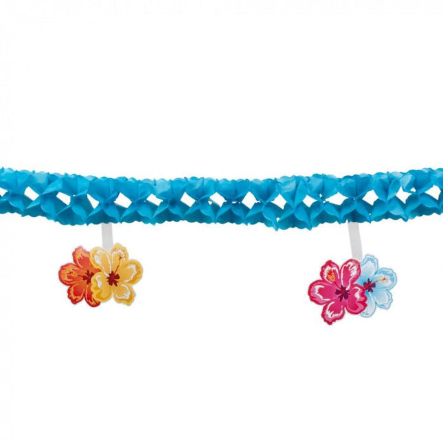 Hawaii Slinger Onderhangers 4m - Partywinkel - 8712026525079