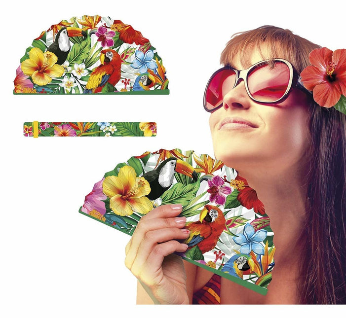 Hawaii Waaier van Fiestas Guirca koop je bij Partywinkel