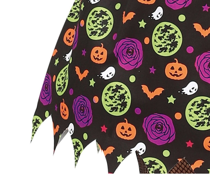 Heks Halloween Kostuum Meisje Pompoen van Fiestas Guirca koop je bij Partywinkel