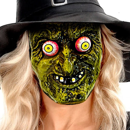 Heks Masker Bewegende Ogen van Widmann koop je bij Partywinkel