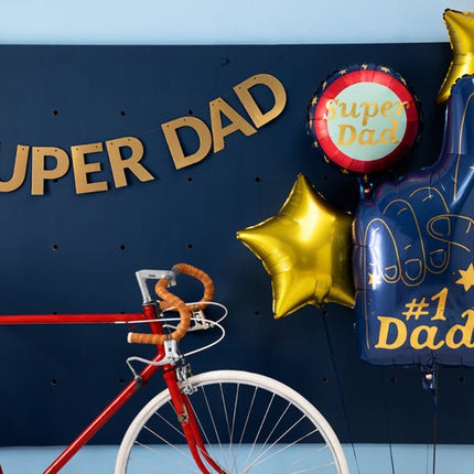 Helium Ballon 1 Dad Leeg 86,5cm van Partydeco koop je bij Partywinkel