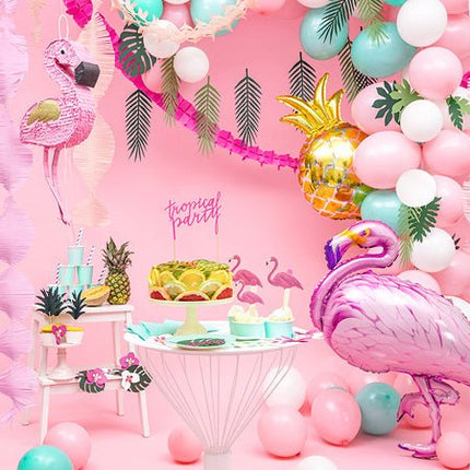 Helium Ballon Flamingo Leeg 95cm van Partydeco koop je bij Partywinkel