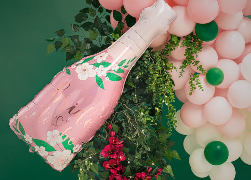 Helium Ballon Fles Bride To Be Leeg 1,08m van Partydeco koop je bij Partywinkel