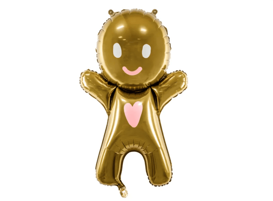 Helium Ballon Gingerbread Leeg 97cm van Partydeco koop je bij Partywinkel