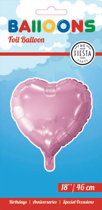 Helium Ballon Hart Lichtroze 45cm leeg - Partywinkel - 5712735003663