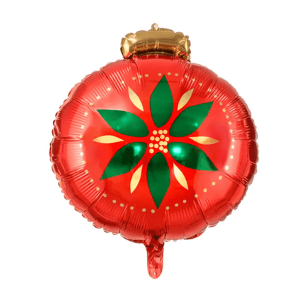 Helium Ballon Kerstbal Leeg 45cm van Partydeco koop je bij Partywinkel