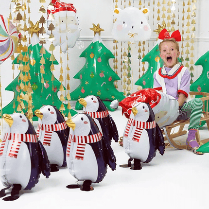 Helium Ballon Kerstman Leeg 70cm van Partydeco koop je bij Partywinkel