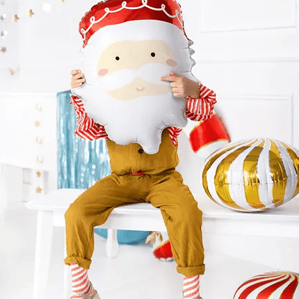 Helium Ballon Kerstman Leeg 70cm van Partydeco koop je bij Partywinkel
