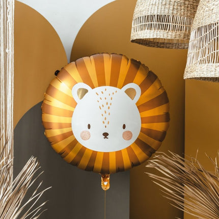 Helium Ballon Leeuw Leeg 57cm van Partydeco koop je bij Partywinkel