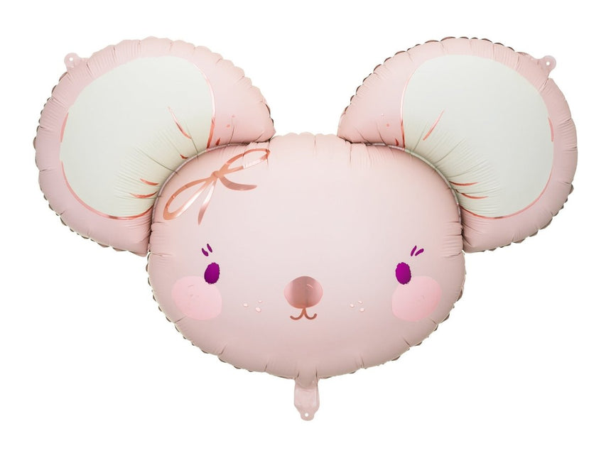 Helium Ballon Muis Leeg 75cm van Partydeco koop je bij Partywinkel