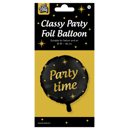 Helium Ballon Party Time Leeg 30cm van Paper Dreams koop je bij Partywinkel