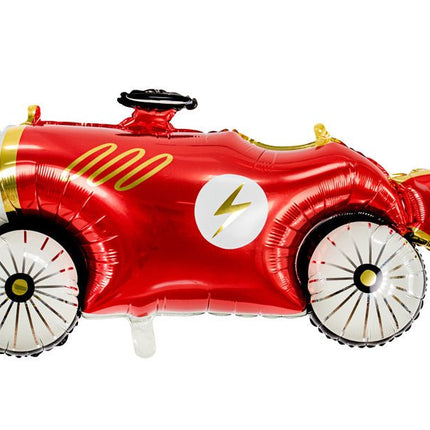 Helium Ballon Race Auto Leeg 1,11m van Partydeco koop je bij Partywinkel