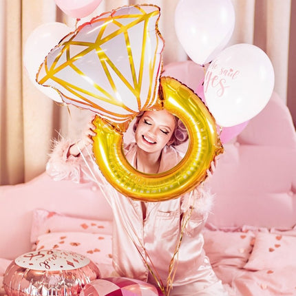 Helium Ballon Ring Leeg 72cm van Partydeco koop je bij Partywinkel