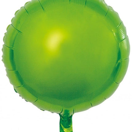 Helium Ballon Rond Groen Leeg 45cm van WeFiesta koop je bij Partywinkel