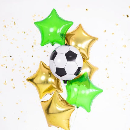Helium Ballon Voetbal Leeg 40cm van Partydeco koop je bij Partywinkel