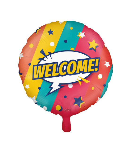 Helium Ballon Welcome Leeg 30cm van Paper Dreams koop je bij Partywinkel