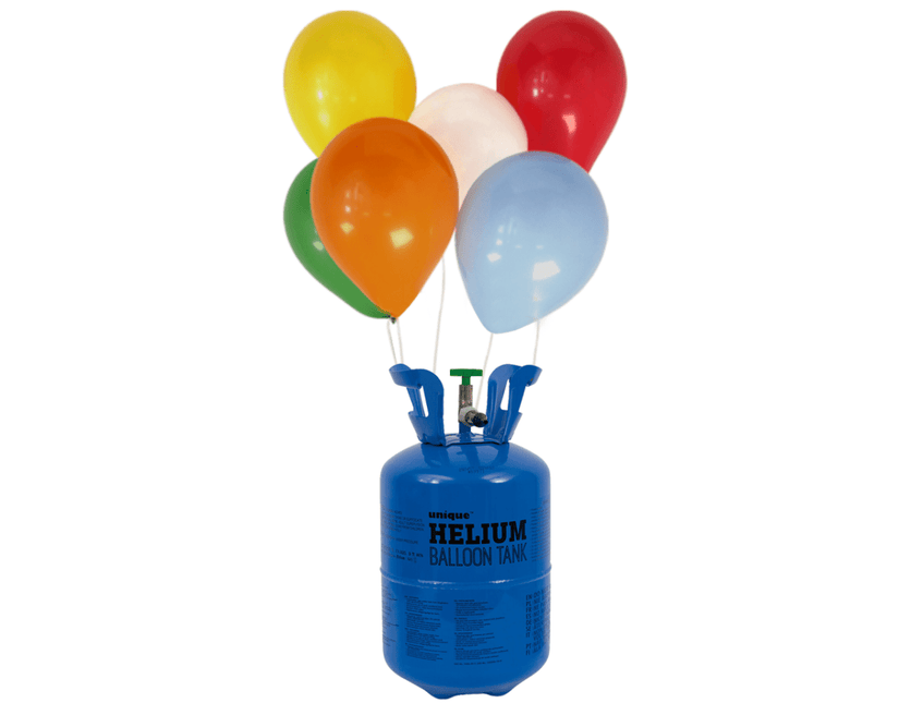 Helium Tank met 30 Ballonnen en Lint - Partywinkel - 8719267034001