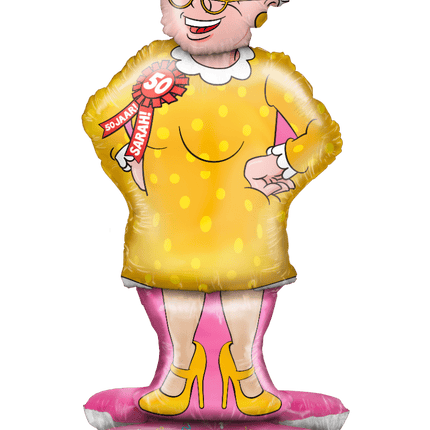 Heliumballon Sarah pop 90cm van Paper Dreams koop je bij Partywinkel