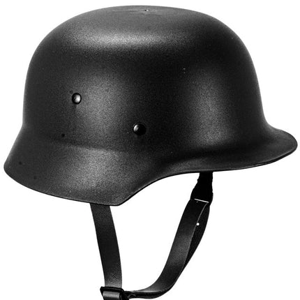 Helm Militair Zwart van Widmann koop je bij Partywinkel