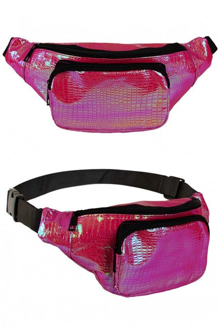 Heuptasje Slangeleer Print Fuchsia van PartyXplosion koop je bij Partywinkel