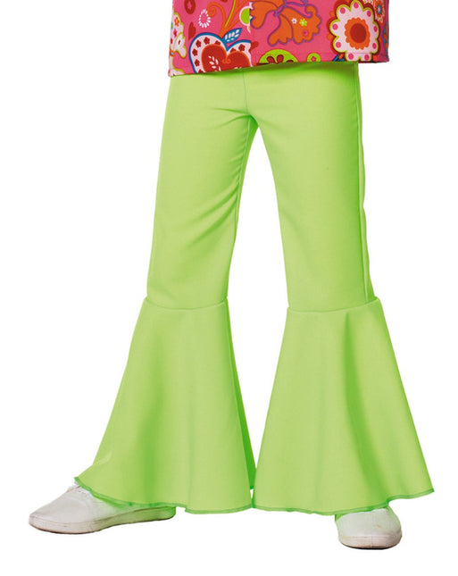 Hippie 60S Broek Groen Kind van Wilbers & Wilbers koop je bij Partywinkel