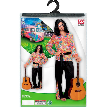Hippie 60S Kostuum Heren 3 delig - Partywinkel - 8003558761913