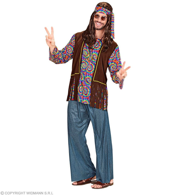 Hippie 60S Kostuum Heren 5 delig - Partywinkel - 8003558754014