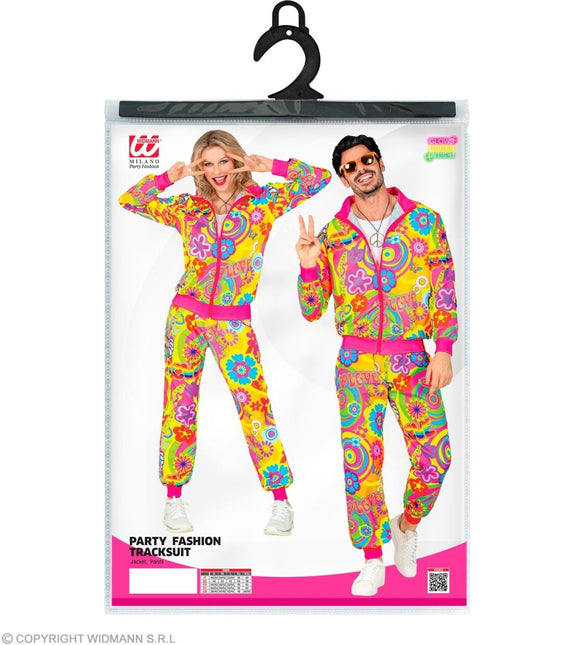Hippie 60S Trainingspak Fout Gekleurd - Partywinkel - 8003558450916